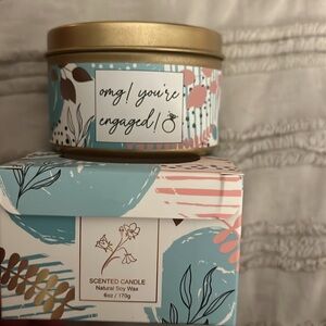 OMG you’re engaged candle